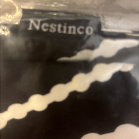 Nestinco Set of 2 Black Pillow Covers 24x24 inches Boho Aztec Polyester Blend - Picture 3 of 4